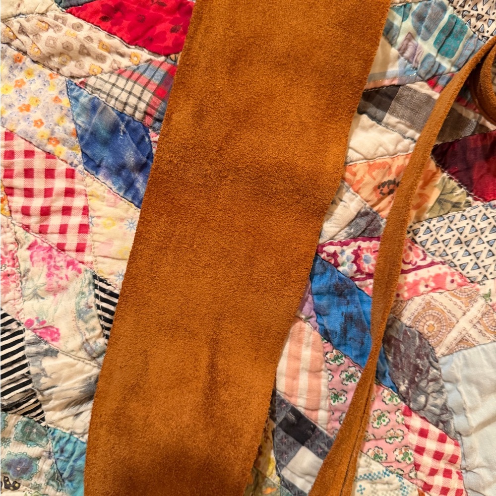 Ada Tan Suede Women's wrap belt - Picture 3 of 4